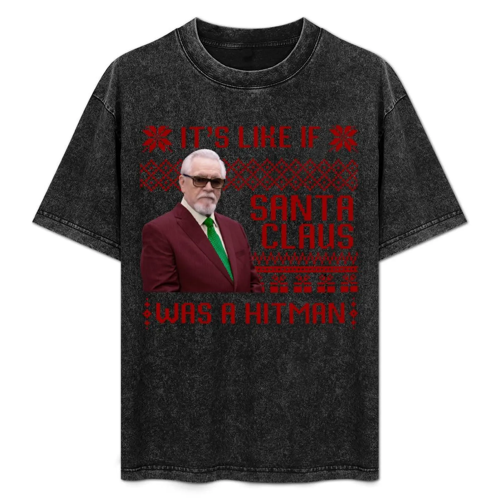 

Logan Roy Santa Christmas Design Gift T-Shirt Casual Work Wear T-Shirt