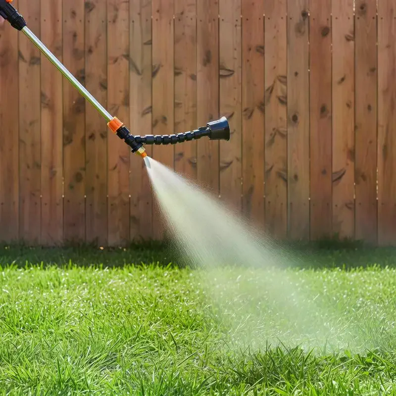 Wash Away The Grime! High Pressure Irrigation Nozzle, Adjustable Spray Outdoor Cleaning Garden Sprayer & Water Hose