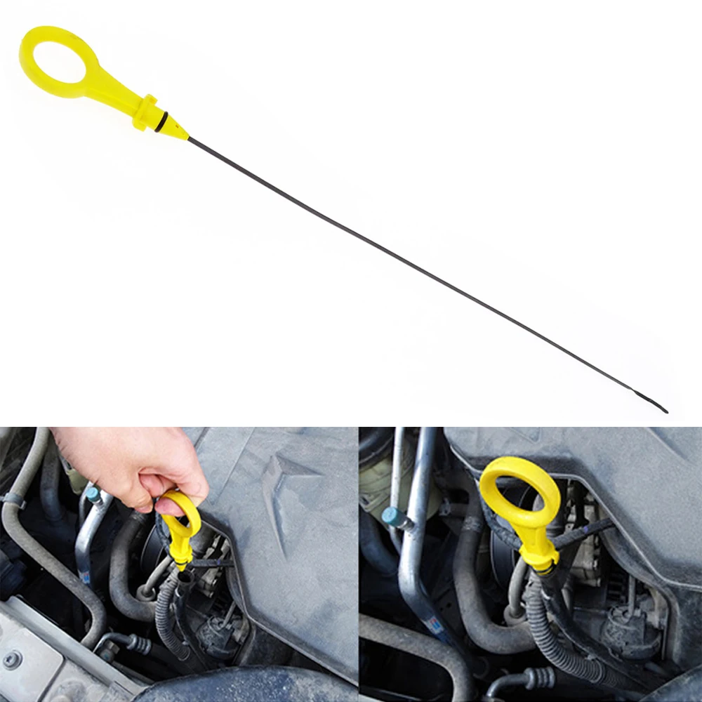 

Auto Engine Oil Dipstick Car Engine Auxiliary For Audi A4 A5 Q3 Q5 VW 2.0T B8 B9 2009-2017 06H115611E Accessories Yellow