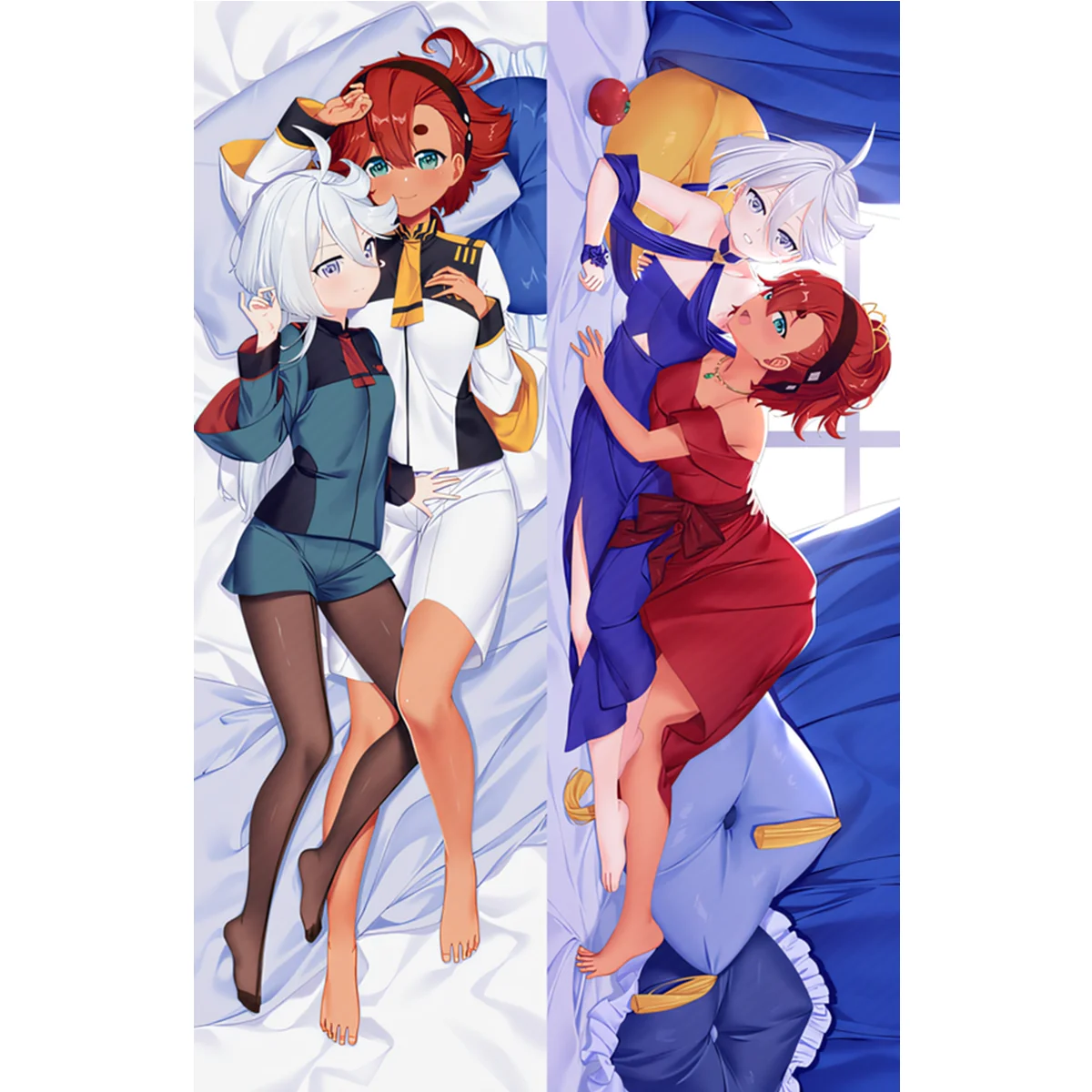 

Miorine Rembran Waifu Dakimakura Cover Anime Girl Suletta Mercury Adult Otaku Long Life Size Hugging Equal Body Pillow Case