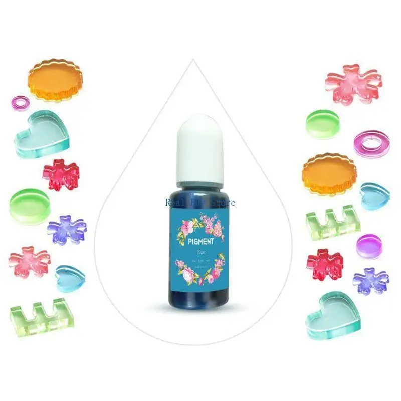 

U13D 24PCS/SET концентрированная смола Цветная пигментная ультрафиолета раскраски для краски DIY Craft