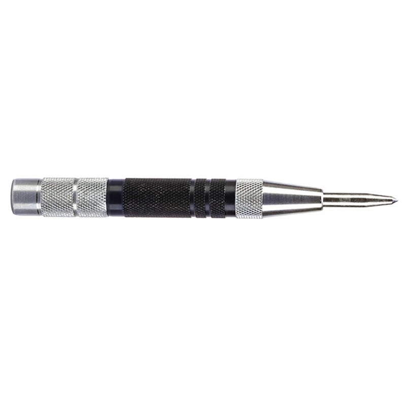 A23T Automatic Center Punch Adjustable Spring Loaded Metal Drill Tool Hand Tool for Marking Glass Breaking