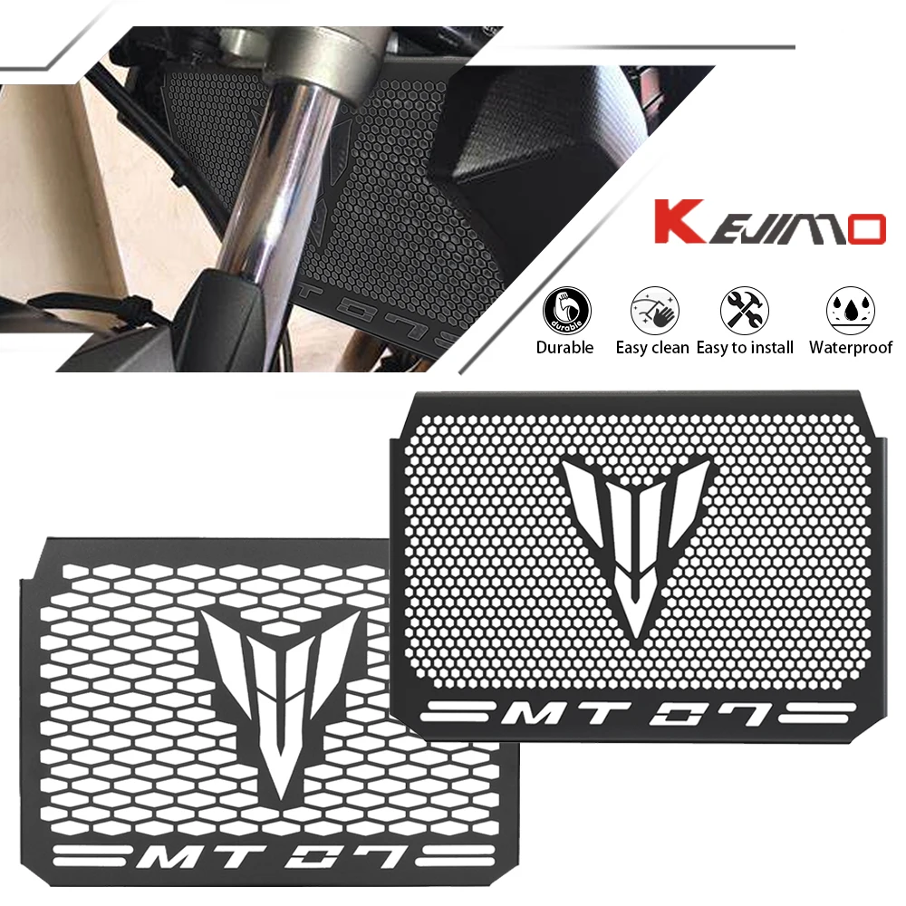 

MT-07 MT 07, защитная решетка радиатора для Yamaha MT07 2017-2019 2020 2021 2022 2023 2024, аксессуары для мотоциклов