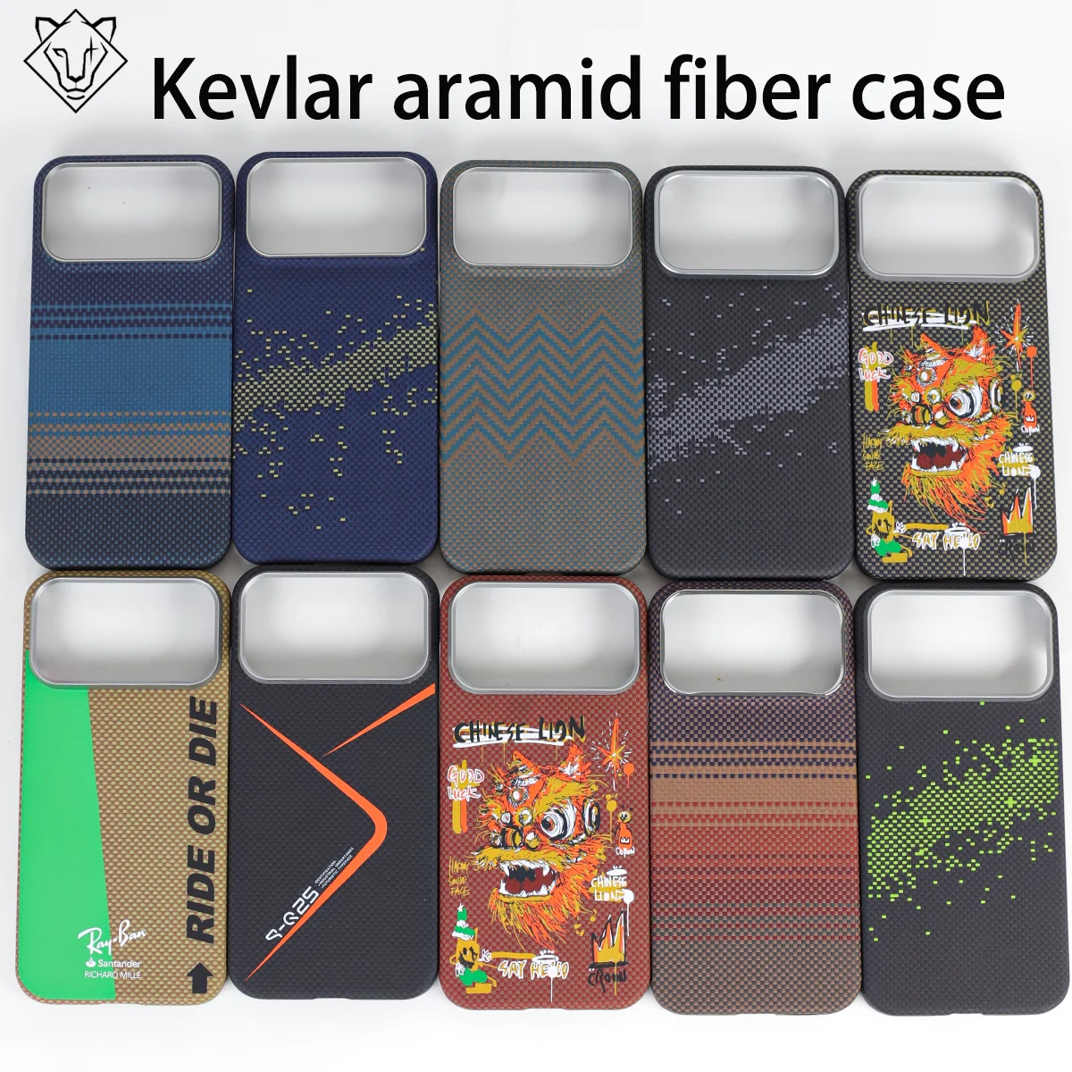 

Чехол из углеродного волокна для iPhone 17 Pro / iPhone 17 Pro Max с магнитной технологией Magsafe, ультратонкий, легкий, из арамидного волокна