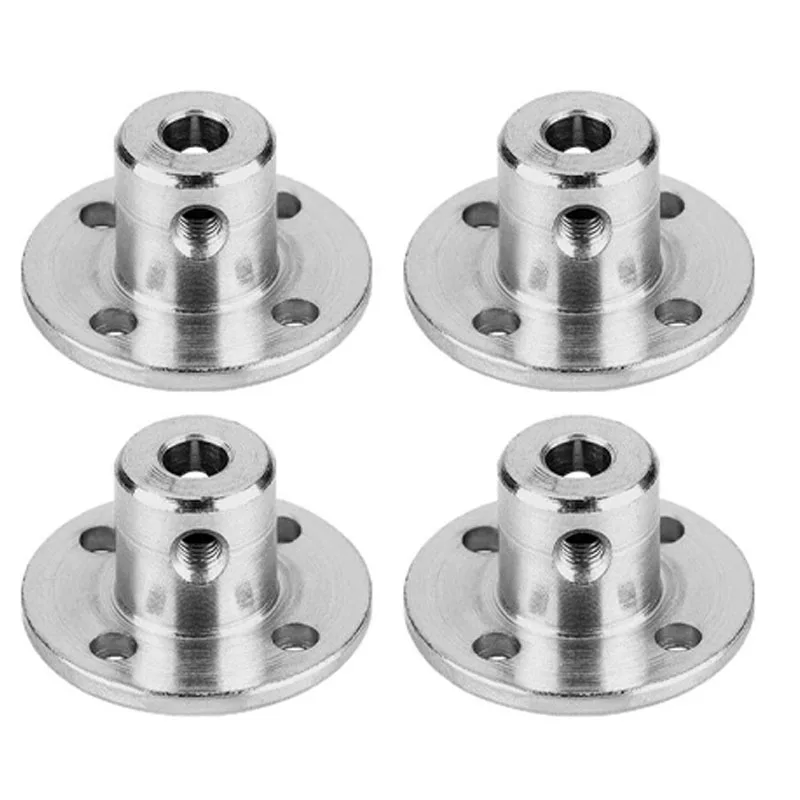 1Pcs Flange Coupling 3/3.17/4/5/6/6.35/7/8/10/11/12mm 45# Steel Rigid Motor Guide Shaft Coupler Motor Connector