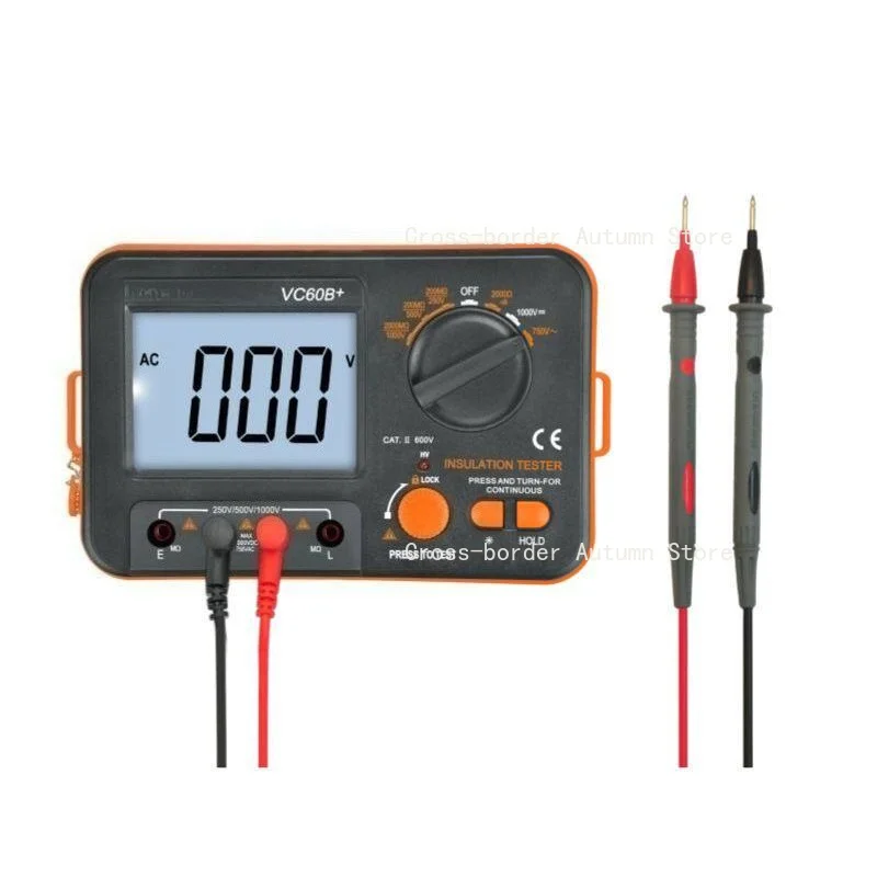 Insulation Resistance Tester Auto Zeroing Megohmmeter for New Energy Vehicle Maintenance