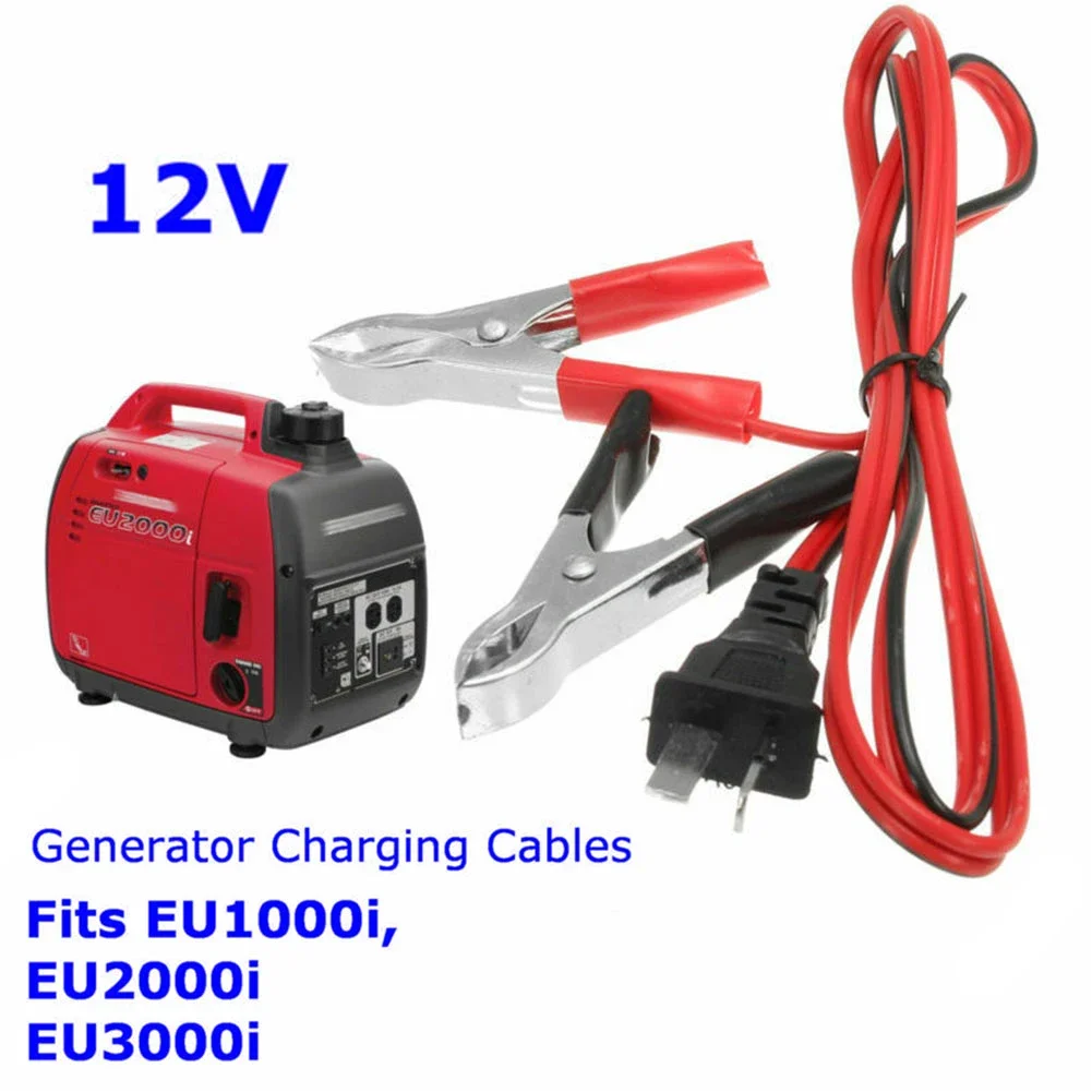 

1pcs Generator DC Charging Cable Cord Wiring For Honda Generator EU1000i, EU2000i, EU3000i 1.2M 12V T-plug Accessory