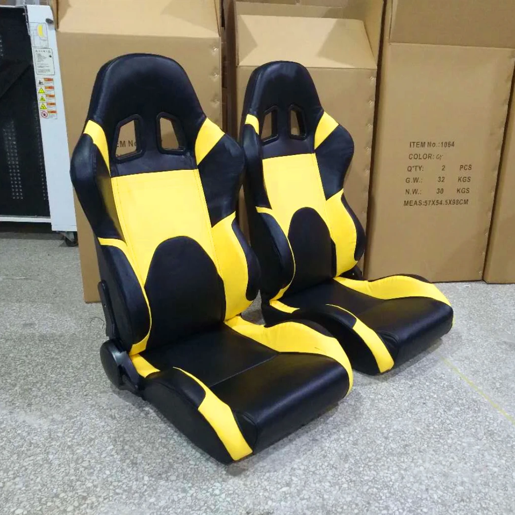

Игровое гоночное кресло JBR1008 с регулируемой спинкой, универсальное, из ПВХ и ткани «гусиная лапка», с возможностью выбора цвета.