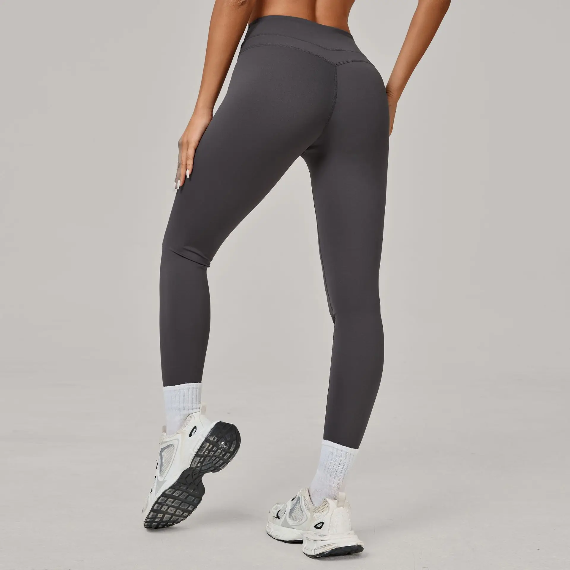 

Outdoor Women Running Quick Drying Fitness Yoga Pants Breathable Tight fitting Sports Pants High waisted hip lifting Pants Women