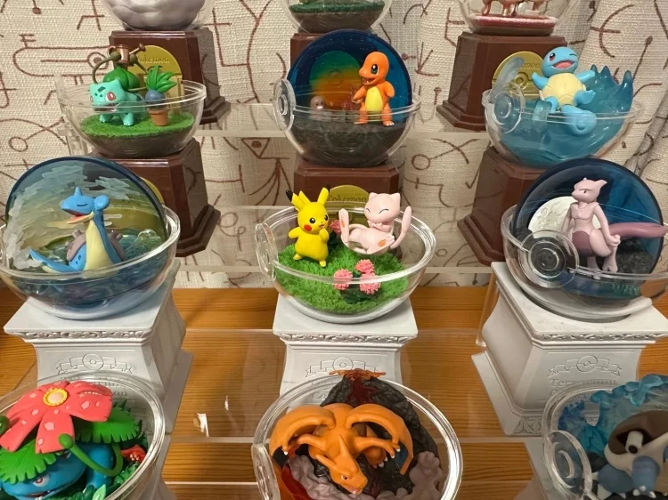 Hot RE-MENT Pokemon Pokemon Ball 15 Boxes Egg Eco Collection Sprit Dragon Overdreaming Dragon Blind Box Food Toy Action Figures