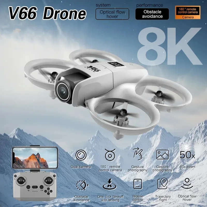 V66 Mini Drone 4K P…