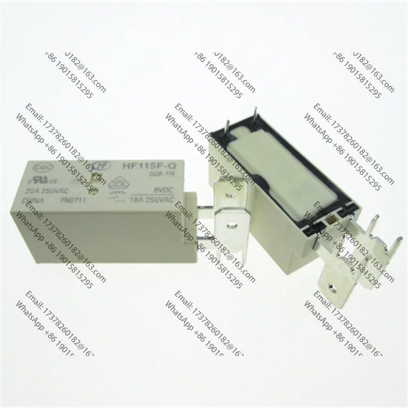 

NEW 6V relay HF115FQ 0061H JQX115FQ 0061H 6VDC 6V DC6V 18A 250VAC
