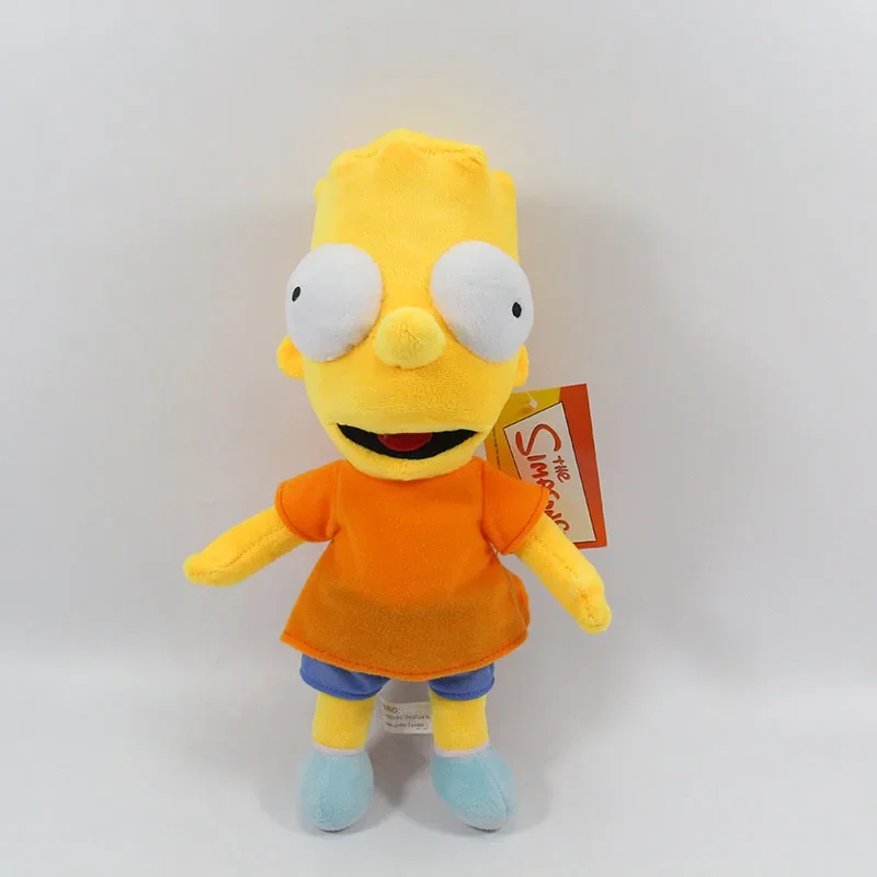 Assen-muñecos de peluche de Los Simpsons para niños, muñecos periféricos de animación, juguete cómodo, regalo de cumpleaños y Navidad, novedad