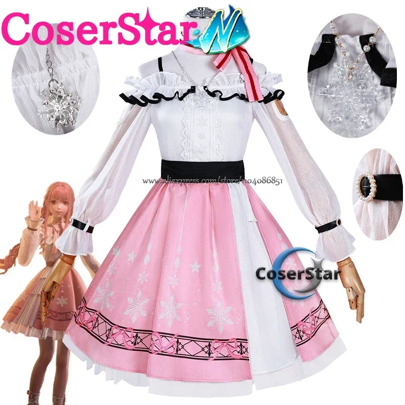 Игра Infinity Nikki Nikki Косплей Костюм Полный комплект Платье Униформа Хэллоуин Nikki Косплей Платье Костюмы