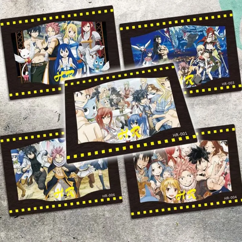 FAIRY TAIL Collection Cards Box Ku Ka FAIRY TAIL LP Texture Card Acg Character Perimeter Kids Toys Holiday Gift