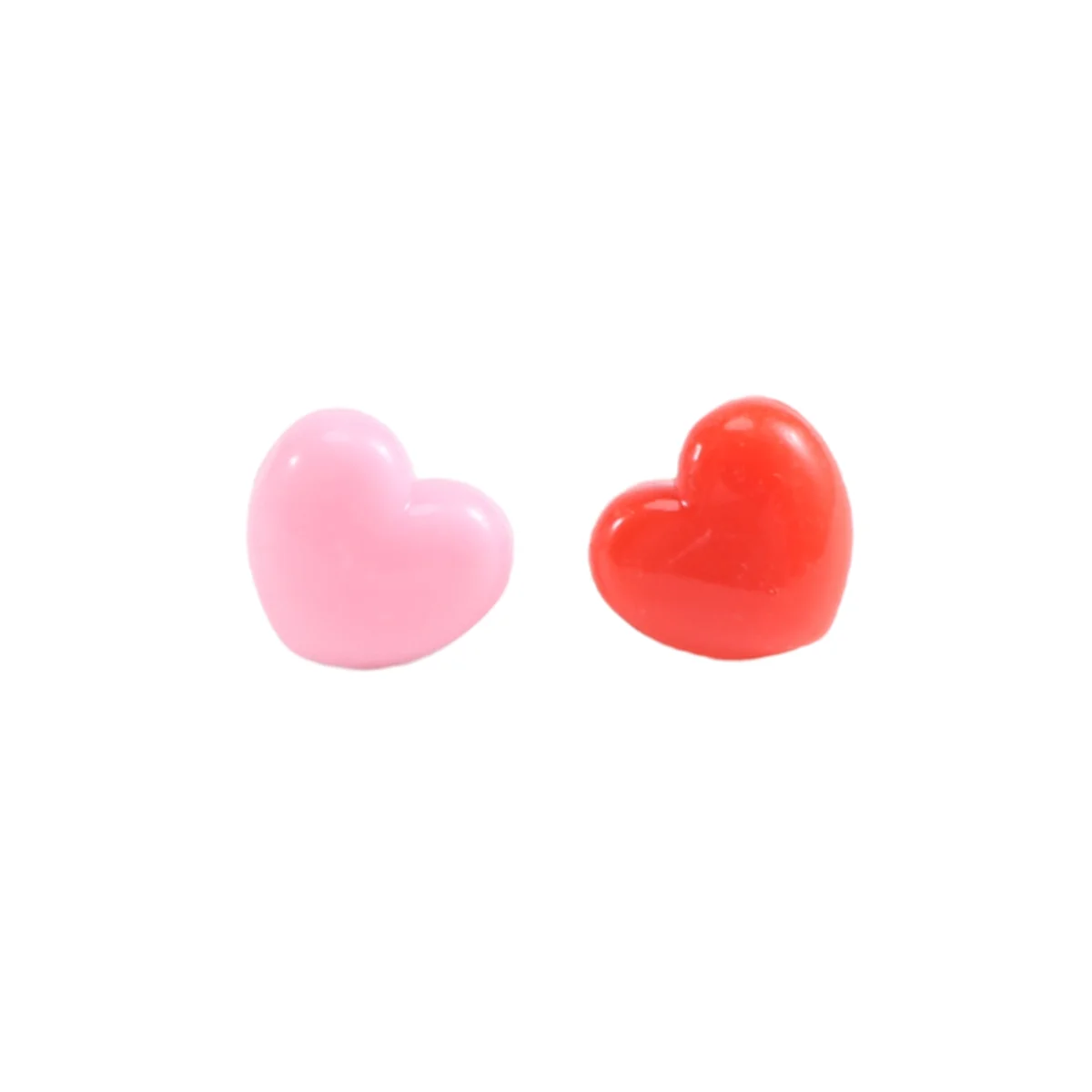 

50 PCS Heart Push Pins, Red Bulletin Boards Thumb Tacks, Pink Cute Wall Tacks Decorative for Cork Board Home and Office