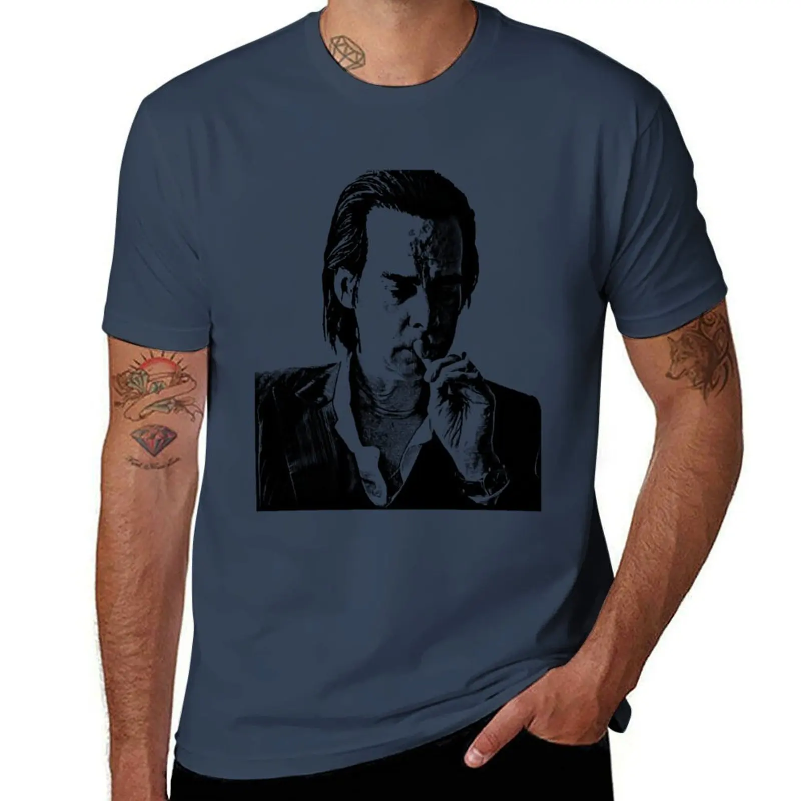 

Nick Cave And The Bad Seeds Music Vintage Retro T-Shirt man t shirts graphic man t shirt summer T-Shirt