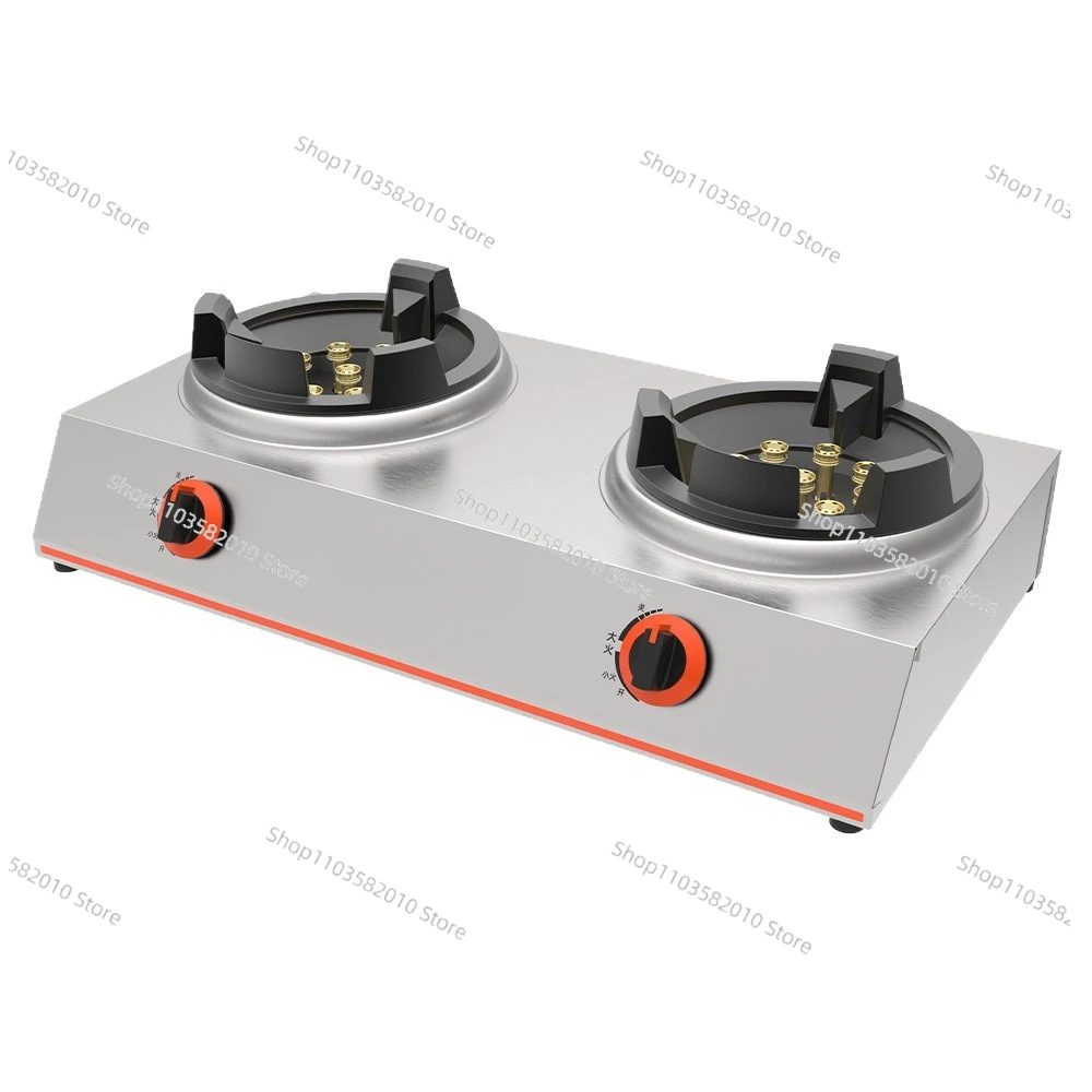 Gas stove stir fry low pressure single double eye double fry stove flameout protection