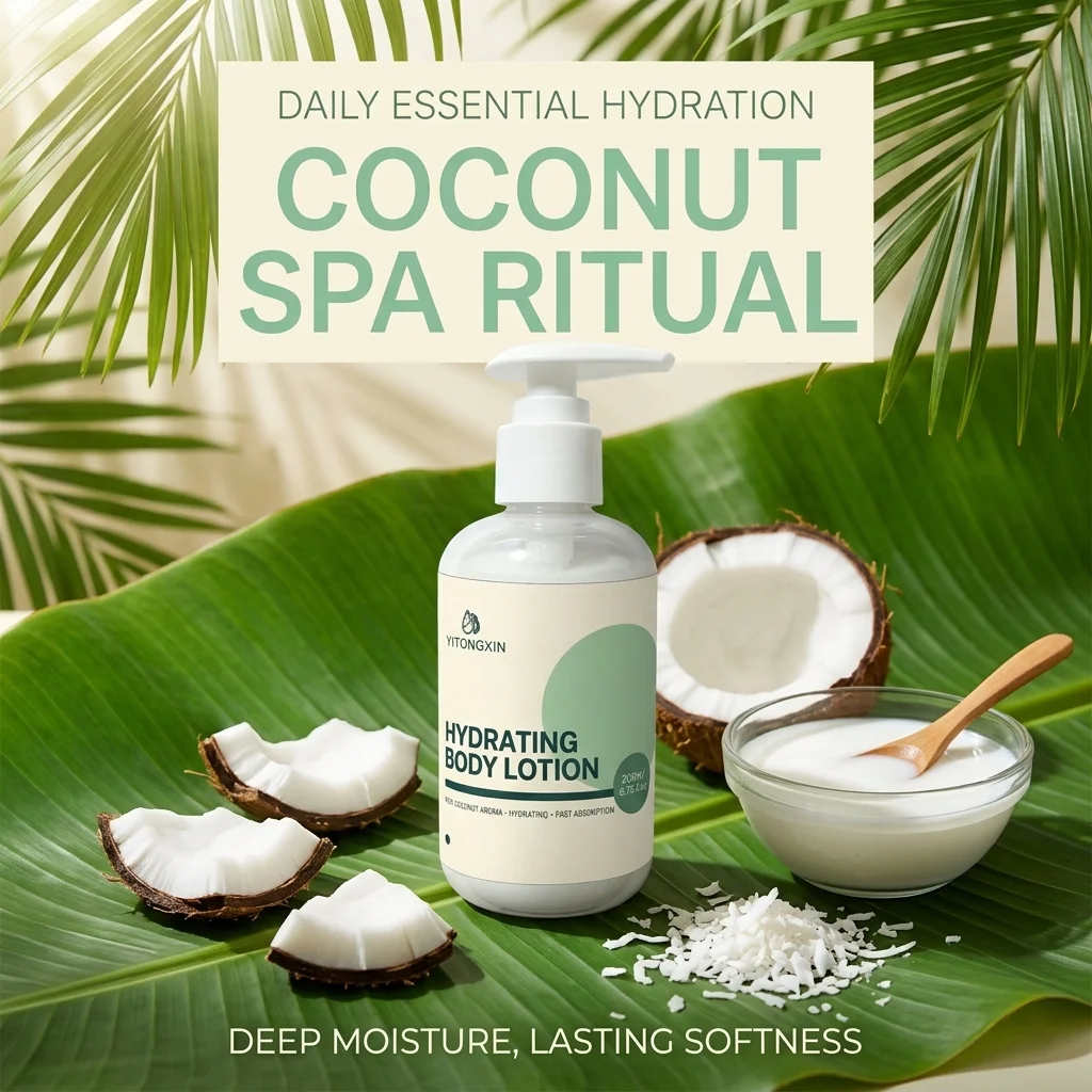 Mct Oil Coconut - 200ml Coconut Body Lotion Sensitive Skin