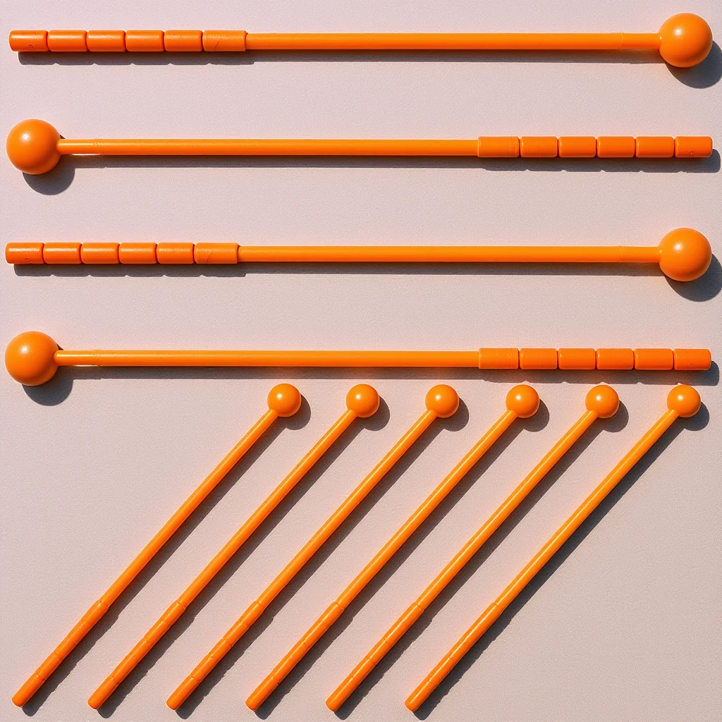 

10Pcs Drum Hammer Specially Designed Durable Lightweight Cultivate Hands-on Ability Great Gift Drum Stick