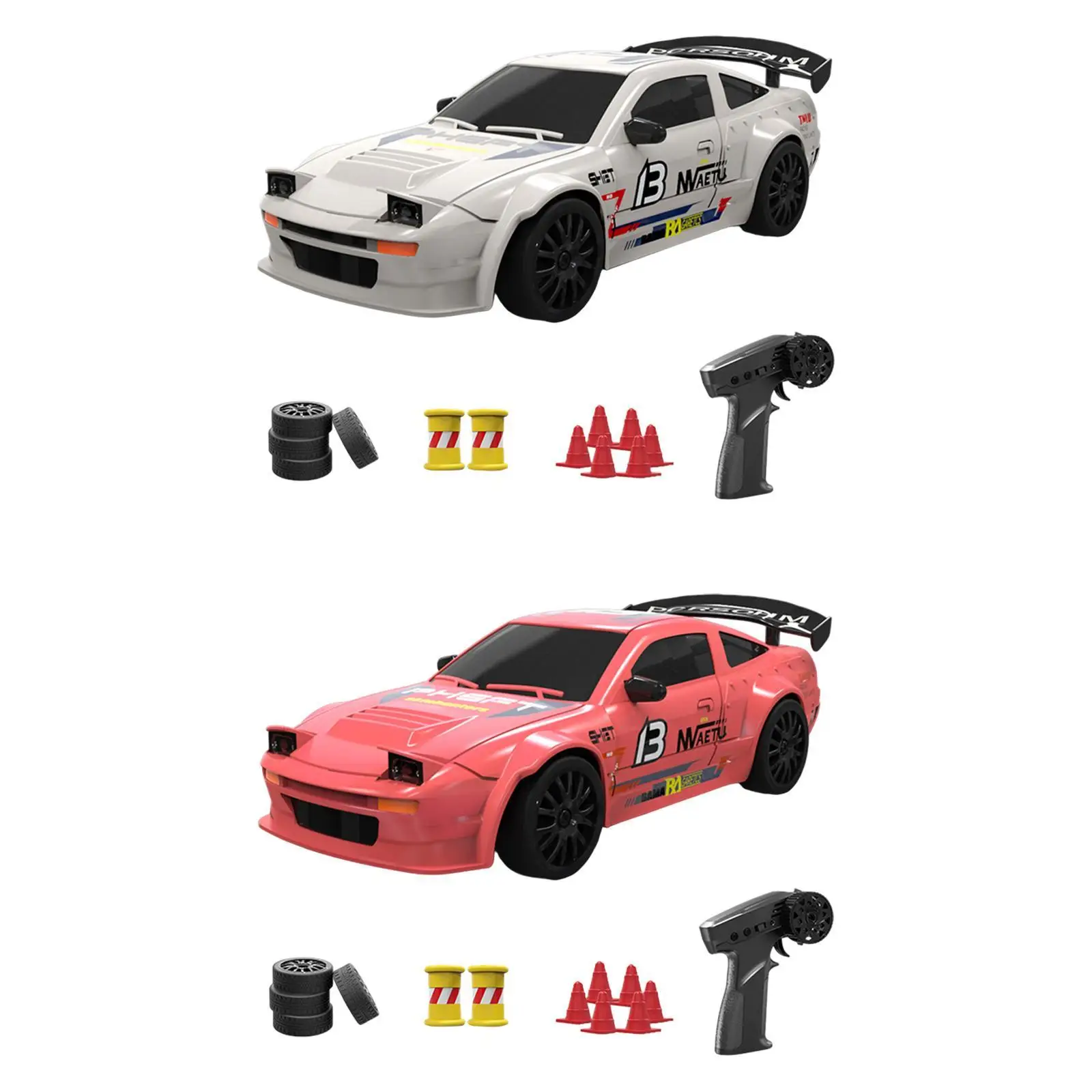 1/24 Scale Drift Model Car Model Vehicle 4WD Drift Sport Toy Car for Adults