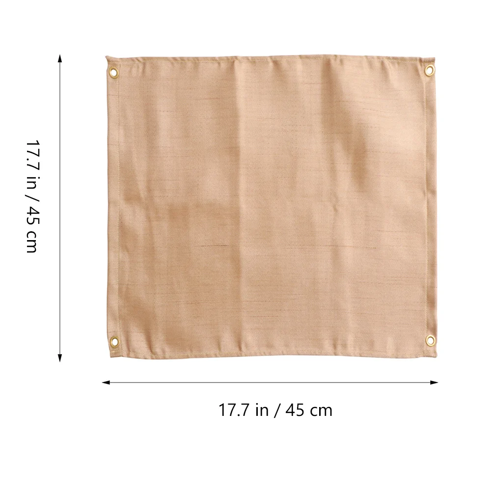 1pc 45X45Cm Fireproof Blanket Heat Insulation Mat For Kitchen Grill Car Camping Emergency Fire Resistance Cloth Bbq Tool