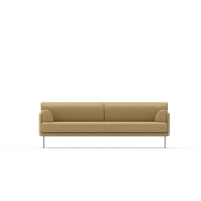 Modern Luxury Office Hotel Fabric Leather Sofa Nordic Reception Sectional Couch Set for Apartment Office Furniture