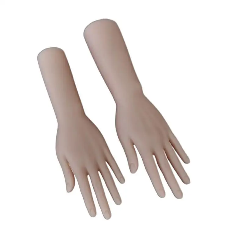 Realistisches Silikonmaterial, weibliches Handmodell, lebensechte Silikon-Hand- und Fußmannequin für die Präsentation von Handkunst und Schmuck. – Detail 5