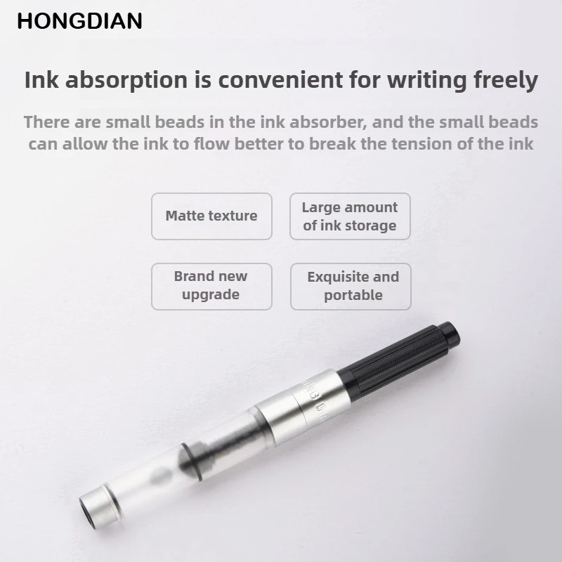 10/5/1PCS HONGDIAN Rotary 3.4mm Ink Converter Filler Cartridge Ink Absorber Fountain Pen Ink Suction School Supplies Stationery - view 4