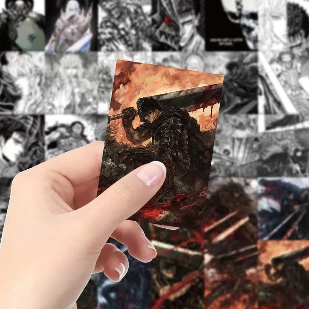10/30/59pcs Berserk Anime Stickers Cool Guts Cartoon Sticker Laptop Luggage Suitcase Motorcycle Phone Waterproof Griffith Decals view 4