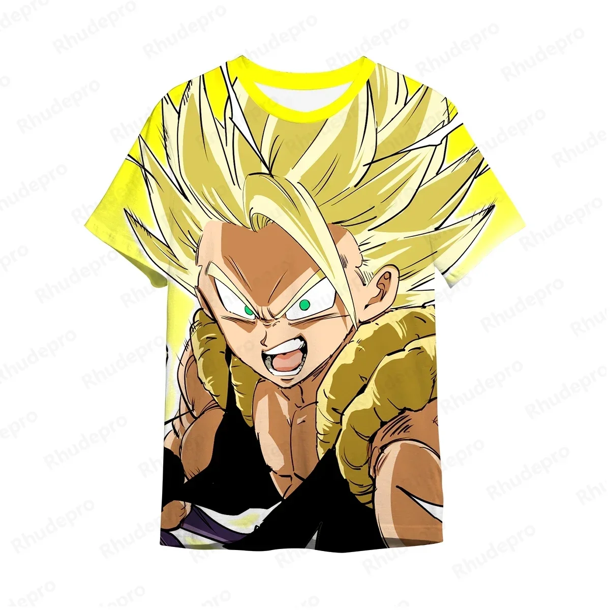 Printed T-shirt Anime Tops Dragon Ball Z High Quality Goku Cosplay 2024 Boy's Trend Clothes Oversized Tshirt Short Sleeve Y2k