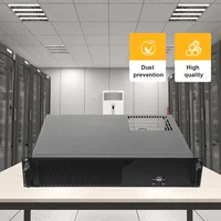 2U Chassis Aluminum Panel Ultra Short Industrial Control Server Chassis Data Storage Motherboard Server Case