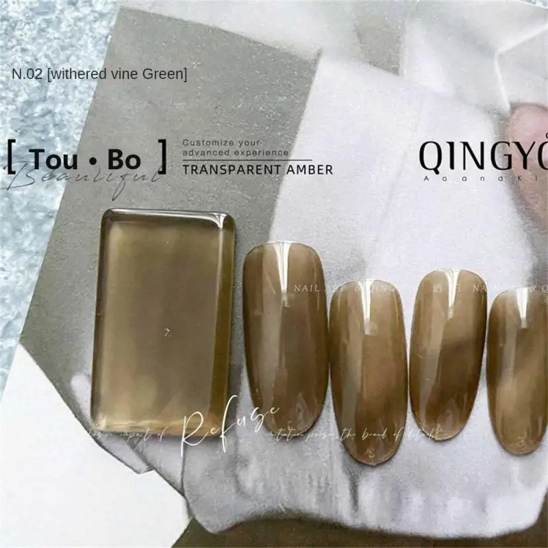 Filling Nail Polish Super Bright Show White Nail Glue Nail Phototherapy Glue Ice Through Nail Supplies Nail Polish Nail Gel