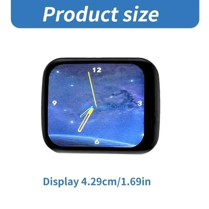 C7AB 1.69 بوصة LCD تعمل باللمس عرض ESP32 زخرفة ساعة مشاهدة التلفزيون الجرس ST7789 240x280 عرض الملحقات