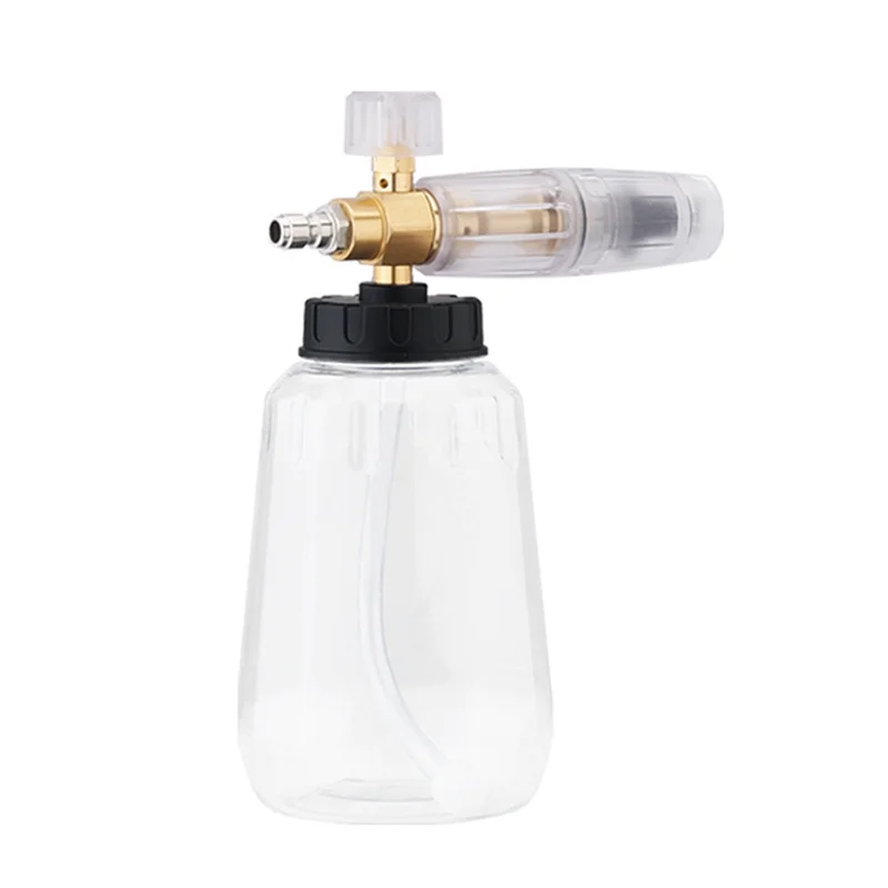 

Foam Pot For High Pressure For Car Washer 1L Capacity 1/4" Quick Connect Adjustable Nozzle For Car Boat