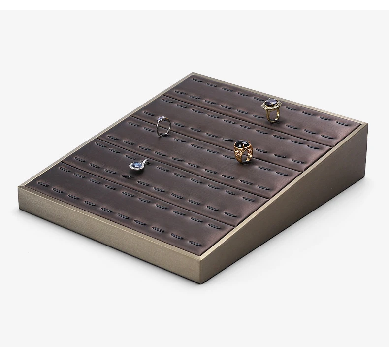 Bevel Jewelry Display Tray Ring Necklace Storage Bracelet Earrings Organizer Jewelry Exhibition Display Props Storage Of Jewelry
