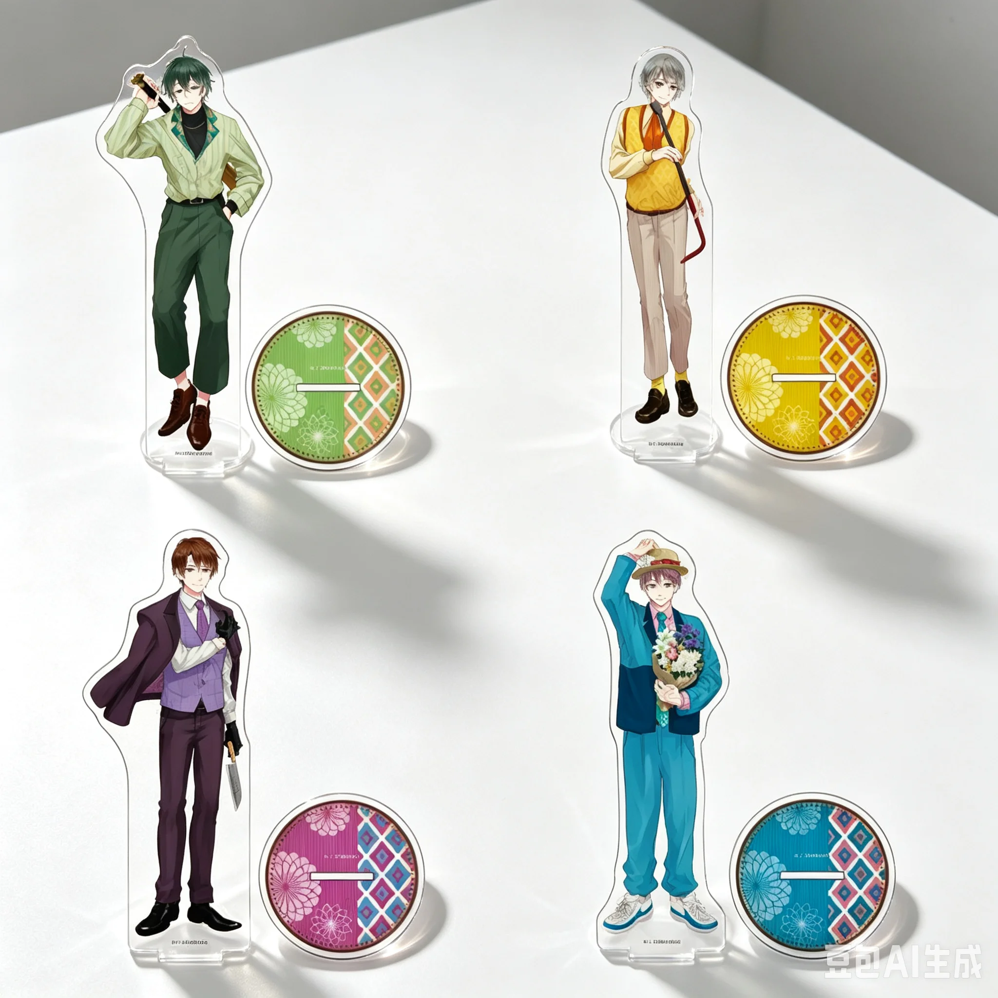 HOT 15cm Anime The Town Of Sacrifices Acrylic Stand Modle Desktop Decoration Game Collectible Ornament Gift For Fans Keychain