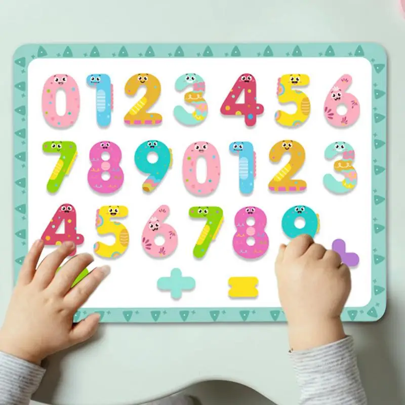 Tableau de lettres magnétiques avec aimants de l'alphabet, jouet coloré, jeux de dos pour enfants, orthographe et apprentissage, jouet alth