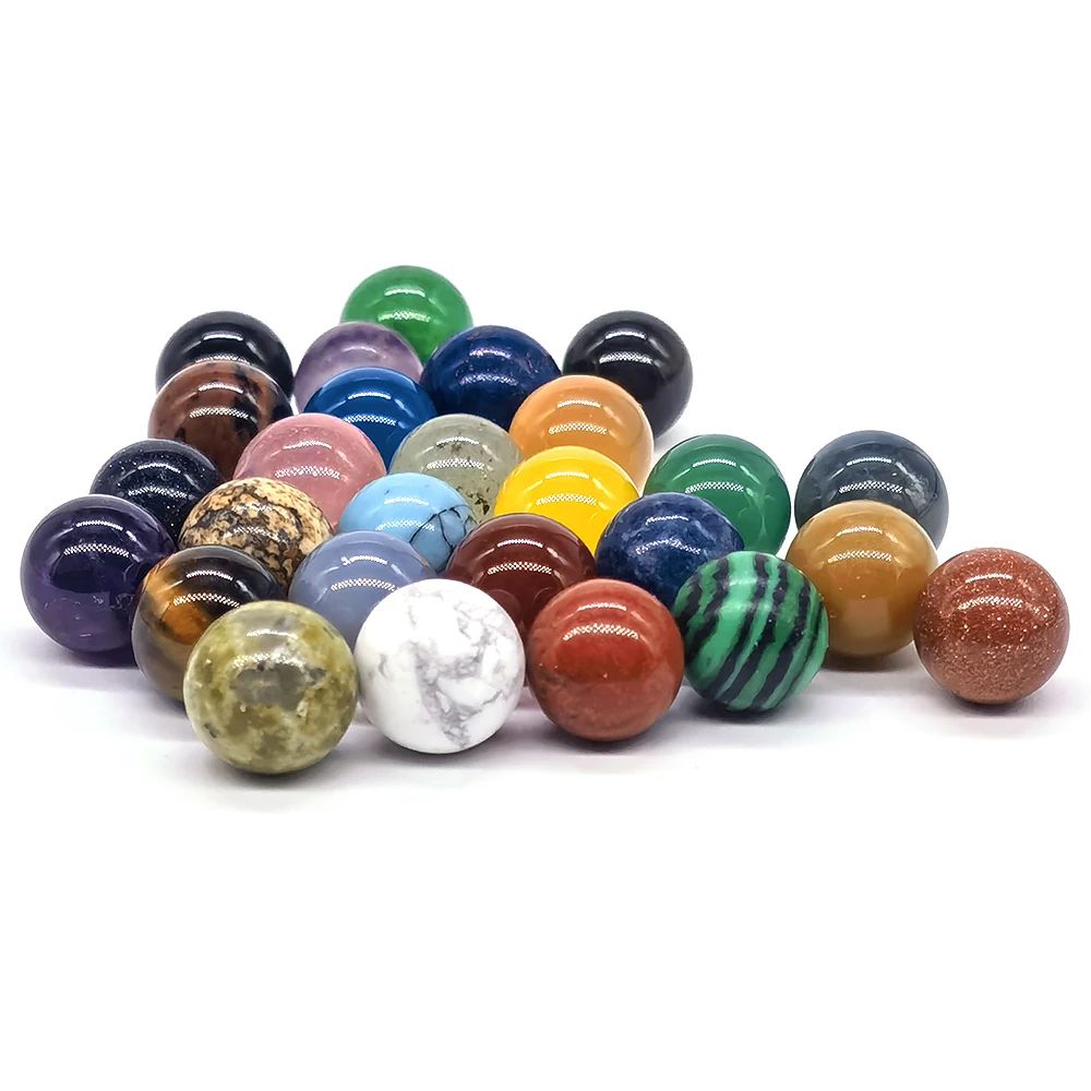 الجملة الكثير 8 مللي متر كرات كريستال الحجر الطبيعي الصغيرة الخرز الكوارتز الريكي شفاء غلوب شقرا المجال الخرز جوهرة عينة ديكور المنزل #5