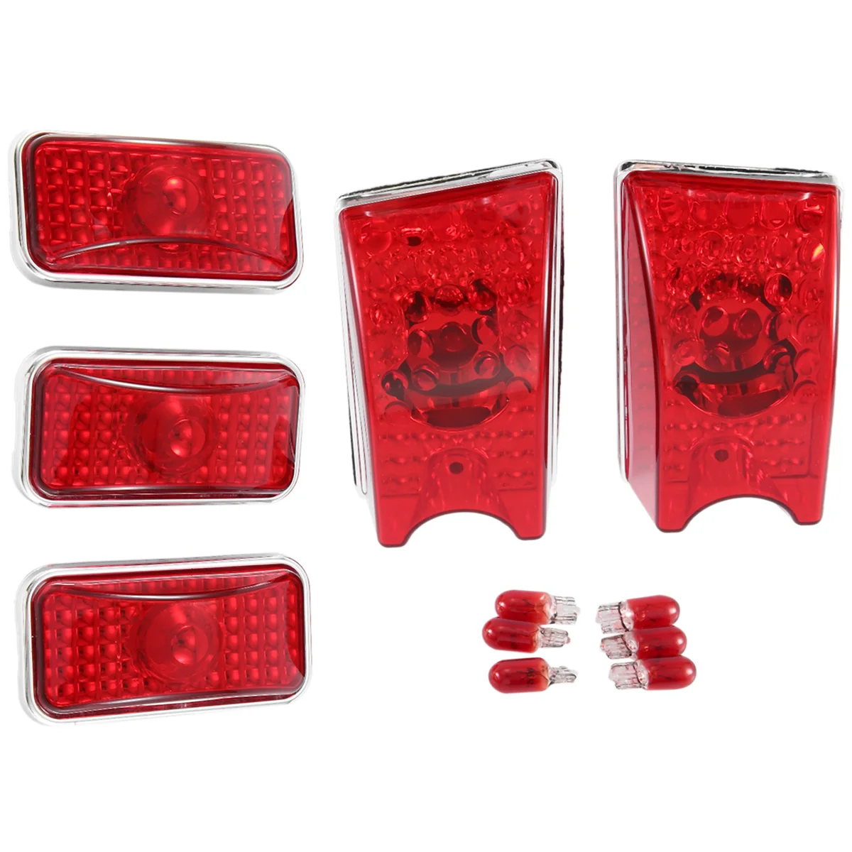 Roof Light Warning Light Driving Marker Light for Hummer H2 SUV 03-09T10,Red