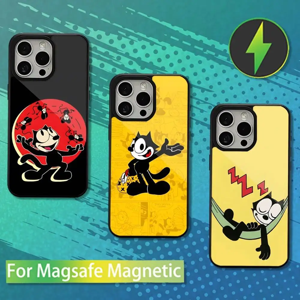 

Anime F-FelixS The C-Cat Phone Case For iPhone 16,17,15,14,13,12,11,Pro,Max,Plus,Mini,Magsafe,Magnetic Wireless Charging Case