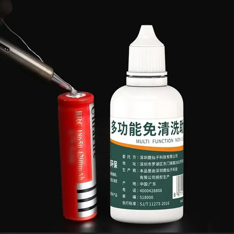 

50ml Multifunctional Liquid Flux Safe Environmental Metal Welding Tool Repair/Rework Flux Solder for Stainless Steel/Copper/Iron