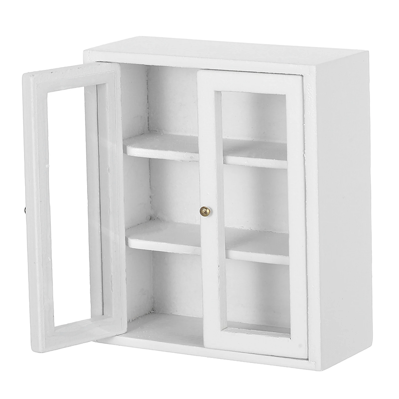 Micro Kasten Miniatuur Display Plank Poppenhuis Meubels Zijplanken Keuken Accessoires Opslag Model