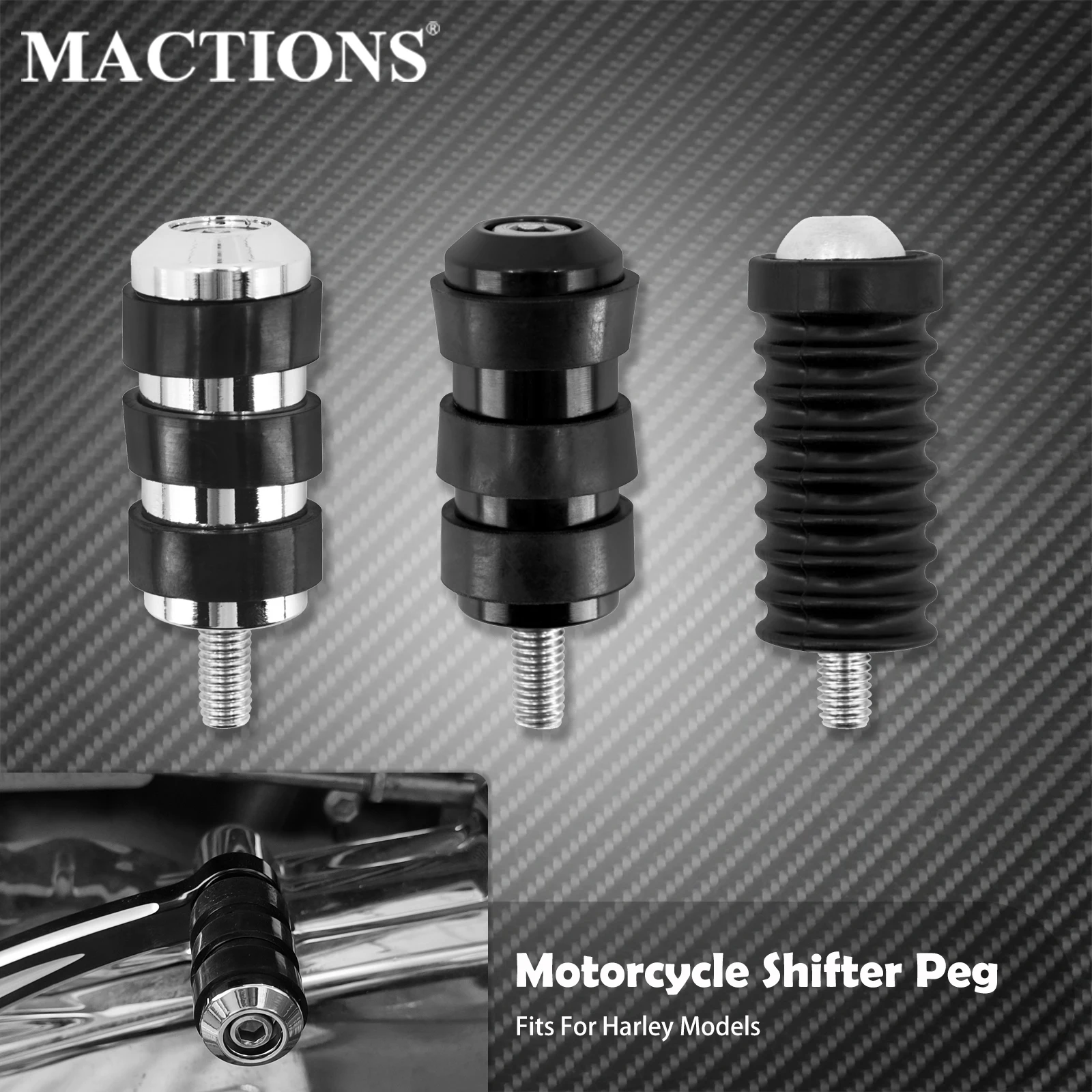 Motorcycle Shifter Shift Peg Gear Footrest For Harley Softail Fat Boy FLHC Touring FLHR Electra Glide Dyna Sportster XL 883 1200