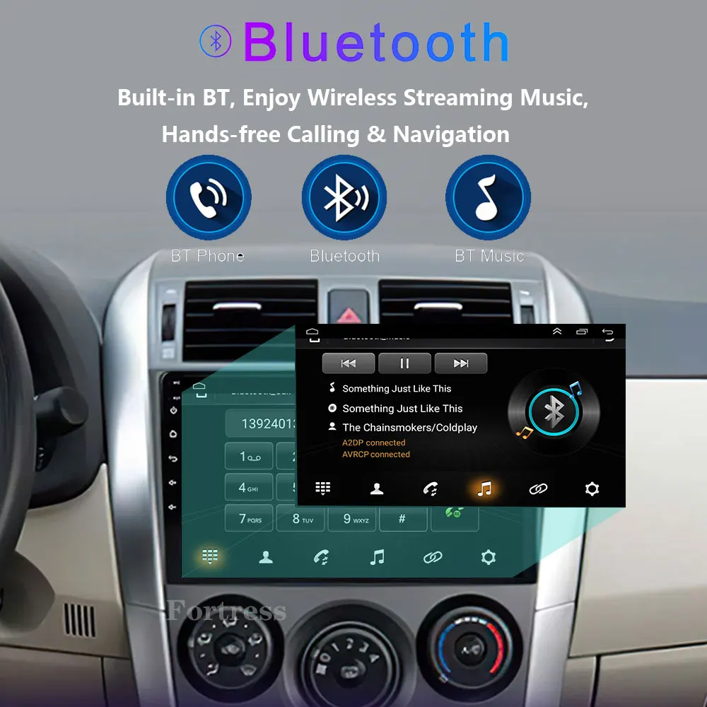 أندرويد 16 كوالكوم 2K QLED لتويوتا كورولا 10 E140 E150 2006- 2013 راديو السيارة الاندورويد مشغل فيديو الوسائط المتعددة CarPlay ستيريو