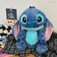Soft Disney Lilo and Stitch Stuffed Stitch Plush Toy Lovely Stitch Christmas Cuddly Pillow Soft Angel Plushie Xmas Gift Girl