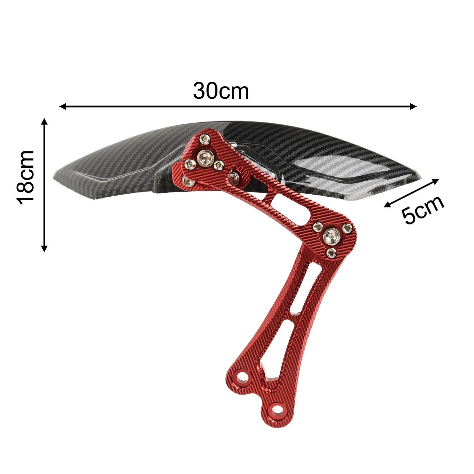 Aluminium Rear Mudguard Mudguard Motorbike Carbon Fiber Printed Motorcycle Fenders Motorcycle Rear Mudguard Replace Parts