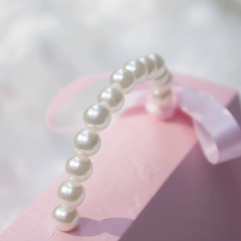10Pc Sweet Pearl Hand Bag Chocolate Candy Boxes with Ribbon Gift Packaging Bag for Baby Shower Wedding Birthday Party Decoration