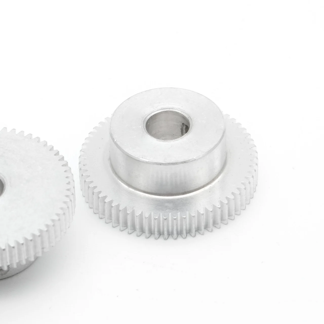 Aluminum Alloy Gear 0.4M 40/50/60/80/141 Teeth for Micro Robots Small Transmission System Metal Wheel 10mm Length