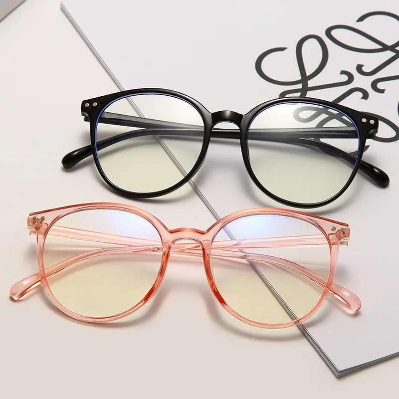 

Anti-Blue Light Glasses Ladies Flat Mirror Blu-ray Computer Goggles Retro Glasses Frame Women's Square Frame 명품안